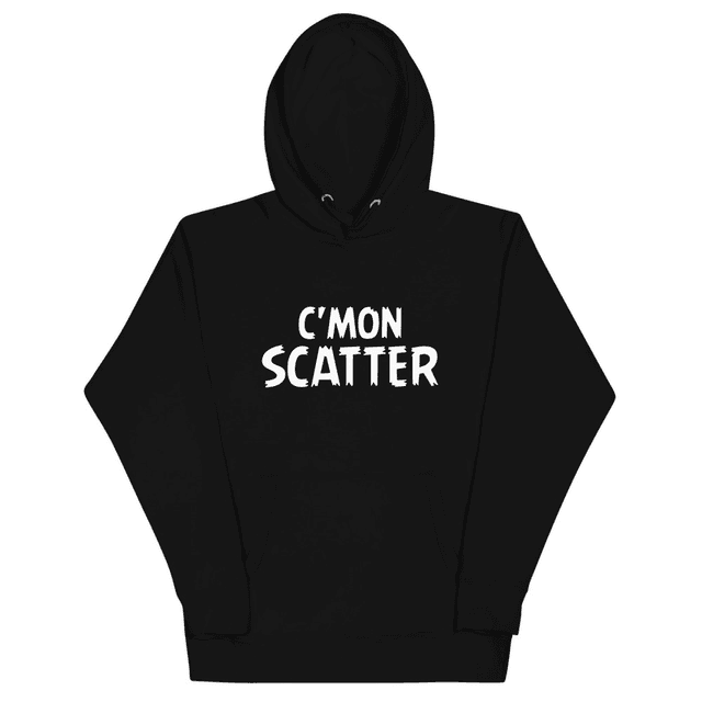 Black / S Cmon Scatter Pullover Hoodie